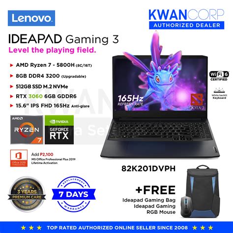 Lenovo Ideapad Gaming 3 (82K201DVPH) Gaming Laptop .
